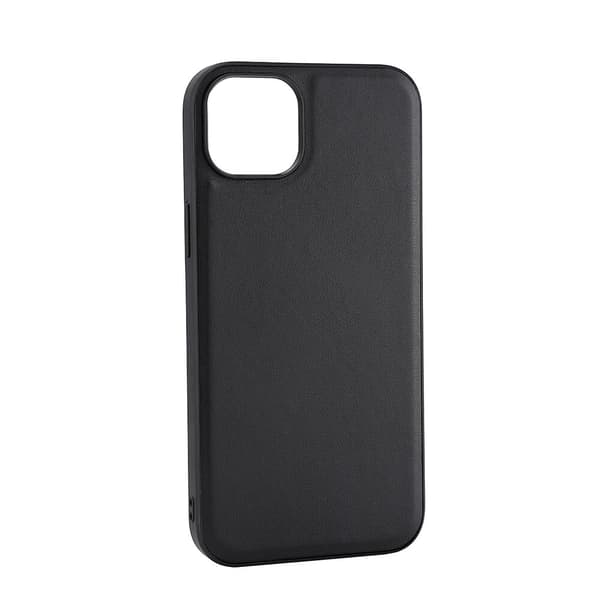 Buffalo iPhone 15 Plus Mobilskal MagSafe Läder Svart