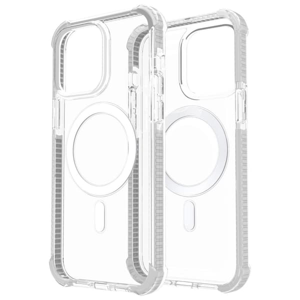 iPhone 15 Plus Skal MagSafe Shockproof Hybrid Vit