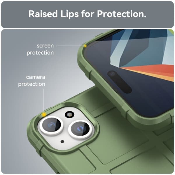 iPhone 15 Plus Skal Robust Grön