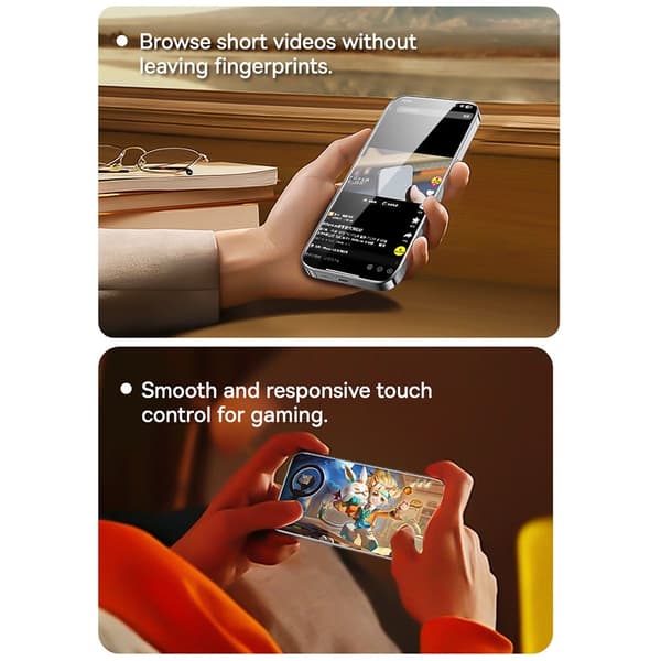 BASEUS iPhone 15 Plus Skärmskydd Heltäckande