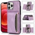 Miniatyrbild 1 av 6: iPhone 15 Plus Skal Kickstand Med Kortfack Lila