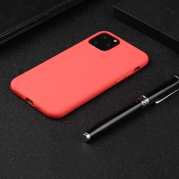 iPhone 15 Pro Max Skal Frostad TPU Röd