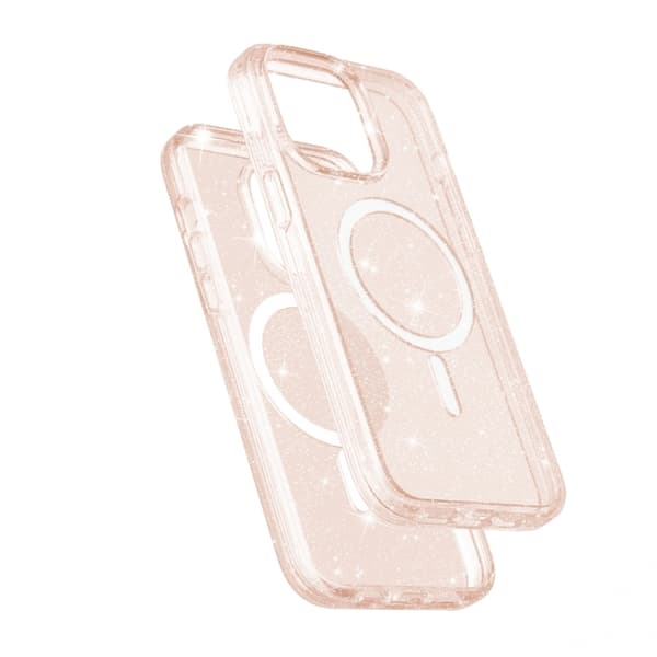 iPhone 15 Pro Max Skal MagSafe Glitter Guld