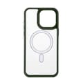 Miniatyrbild 3 av 3: ONSALA iPhone 15 Pro Max Skal Bumper MagSafe Grön/Transparent