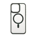 Miniatyrbild 1 av 3: ONSALA iPhone 15 Pro Max Skal Bumper MagSafe Grön/Transparent