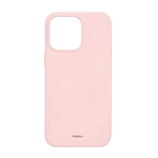 ONSALA iPhone 15 Pro Max MagSafe Skal Med Silikonyta Chalk Pink