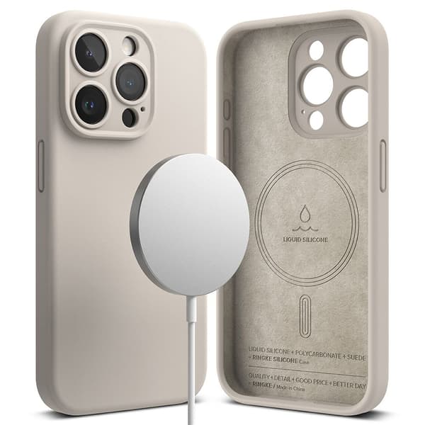Ringke iPhone 15 Pro Max Skal MagSafe Silikon Stone