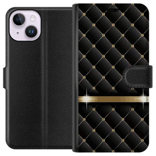 Apple iPhone 15 Lommeboketui Luxuriøs Svart