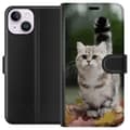 Pikkukuva 1 / 3: Apple iPhone 15 Lompakkokotelo Kissa