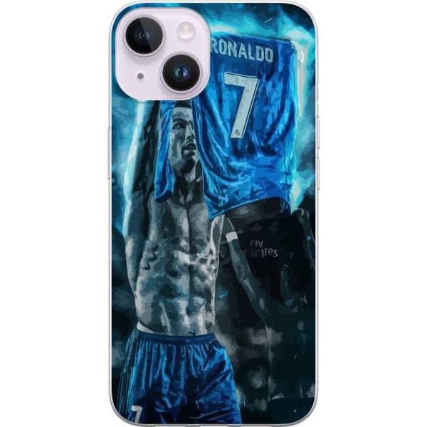 Apple iPhone 15 Läpinäkyvä kuori Ronaldo