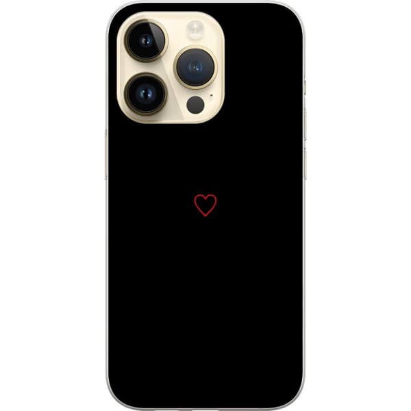 Apple iPhone 15 Pro Gennemsigtig cover Hjerte