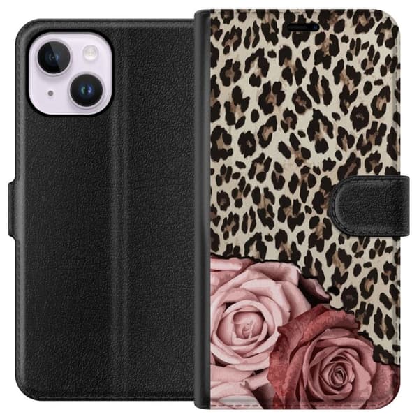 Apple iPhone 15 Plus Lommeboketui Rosar og mønstre