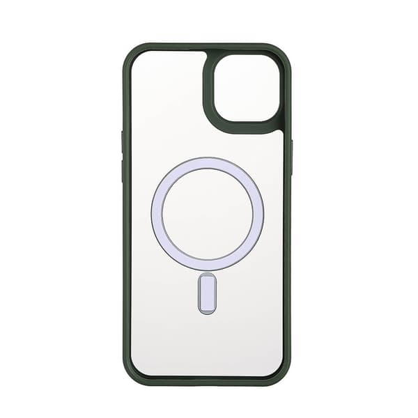 Onsala iPhone 15 Plus Kuori Bumper MagSeries Vihreä