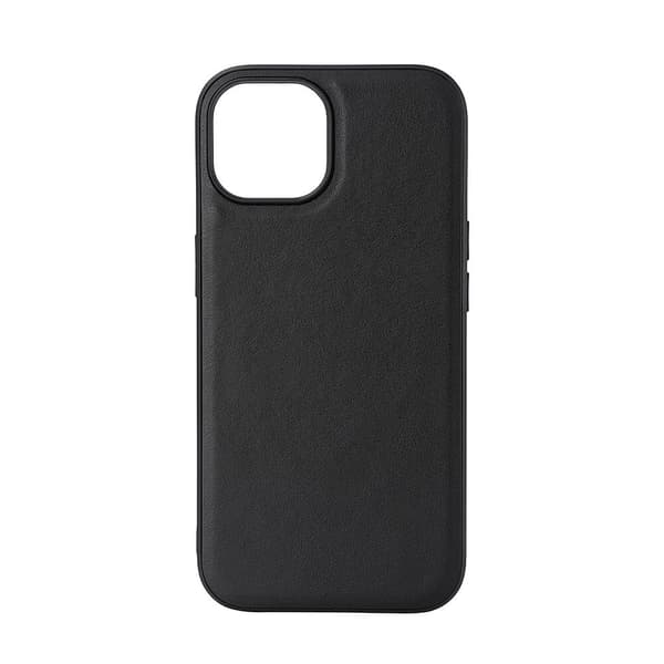 Buffalo iPhone 15 Kuori PU MagSeries Musta