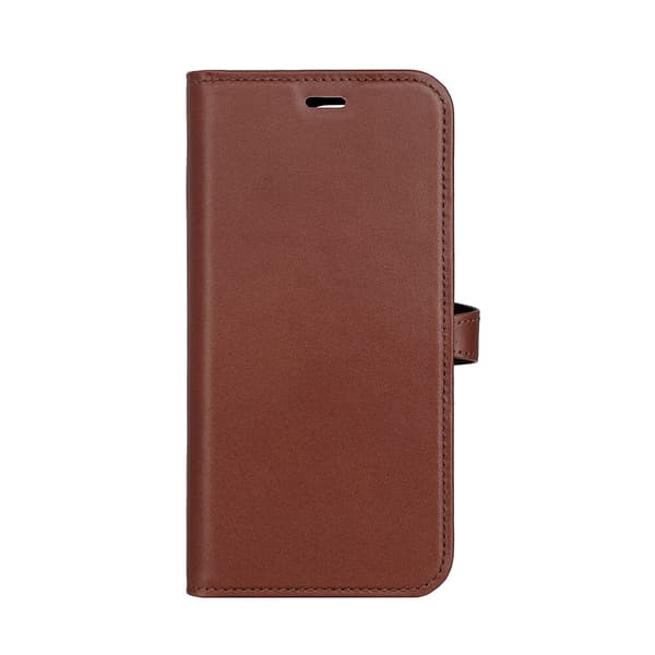Buffalo iPhone 15 Pro Etui 3 Kortlomme Avtakbart deksel MagSeries Brun