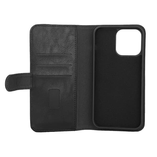 Gear iPhone 15 Pro Max Kotelo 3 Korttitaskuja Irrotettava Kuori MagSeries Musta