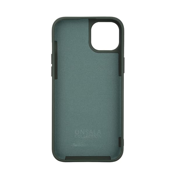 Onsala iPhone 15 Kuori Silicone Touch MagSeries Olive Green