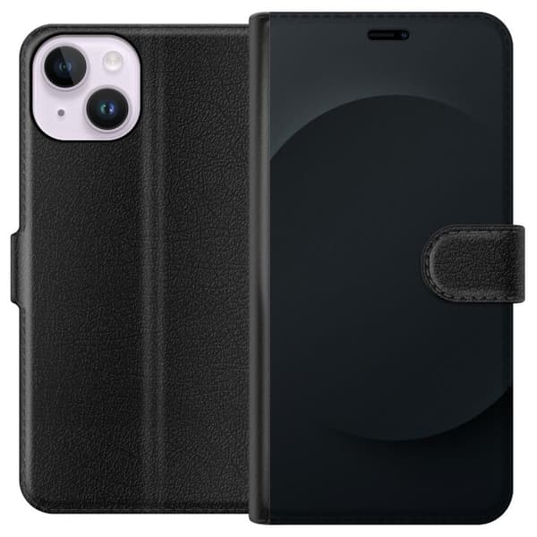 Apple iPhone 15 Lommeboketui Svart prikk