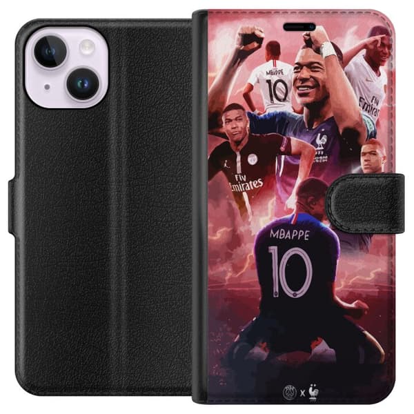 Apple iPhone 15 Plånboksfodral Kylian Mbappé