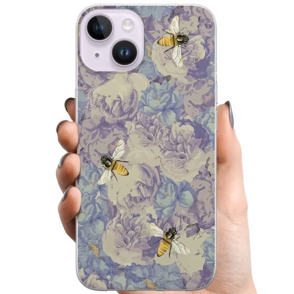 Apple iPhone 15 TPU Matkapuhelimen kuori Kukat