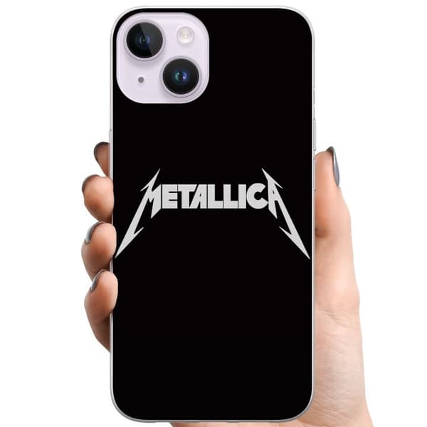 Apple iPhone 15 TPU Mobilcover Metallica