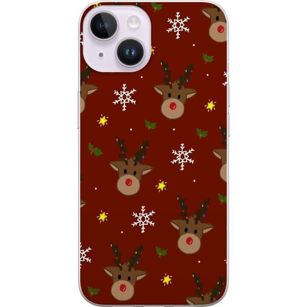 Apple iPhone 15 Läpinäkyvä kuori Joulu