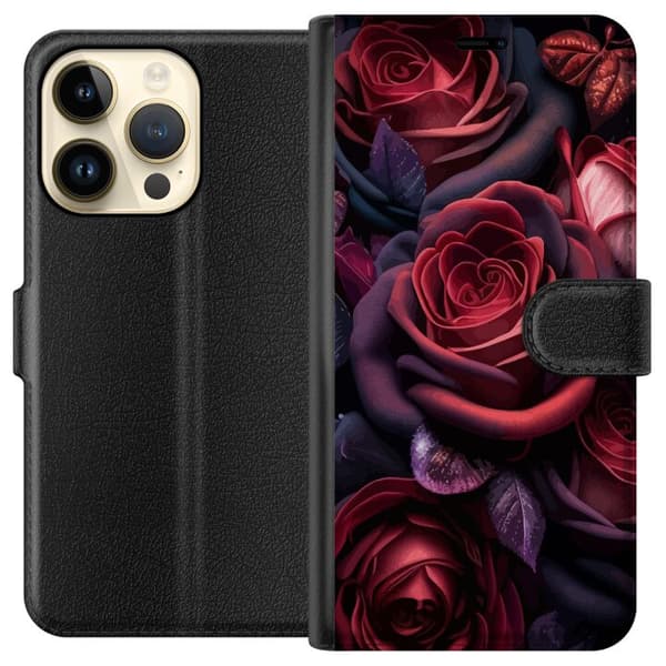 Apple iPhone 15 Pro Lommeboketui Rosor