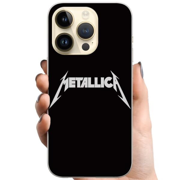 Apple iPhone 15 Pro TPU Mobildeksel Metallica