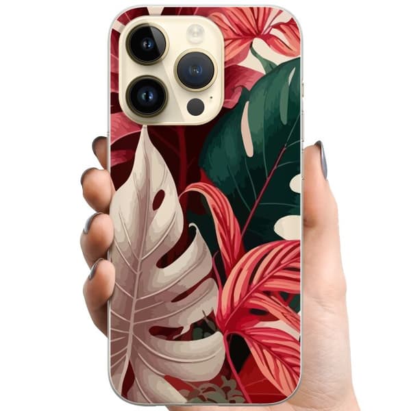 Apple iPhone 15 Pro TPU Mobilcover Tropisk