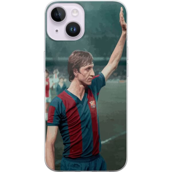 Apple iPhone 15 Plus Läpinäkyvä kuori Cruijff (FC Barcelona)