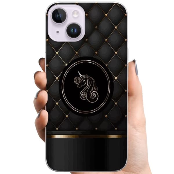 Apple iPhone 15 Plus TPU Mobildeksel Luksus Unikorn
