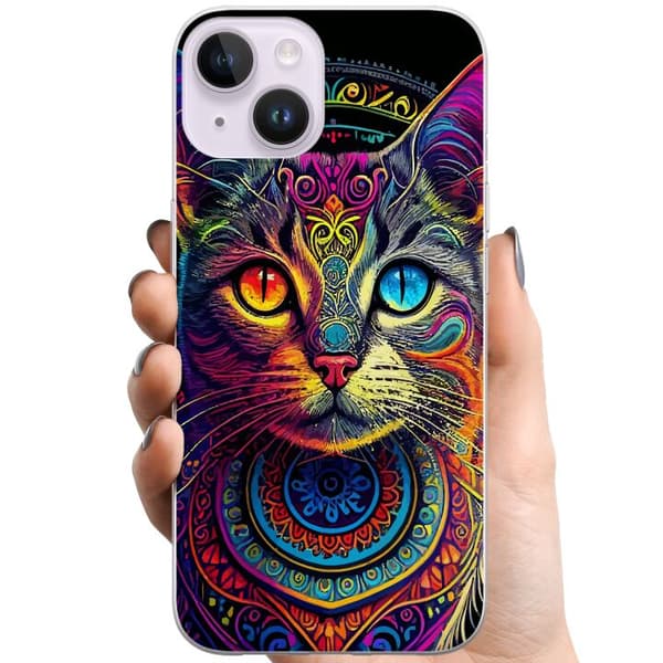 Apple iPhone 15 Plus TPU Mobilskal Katt