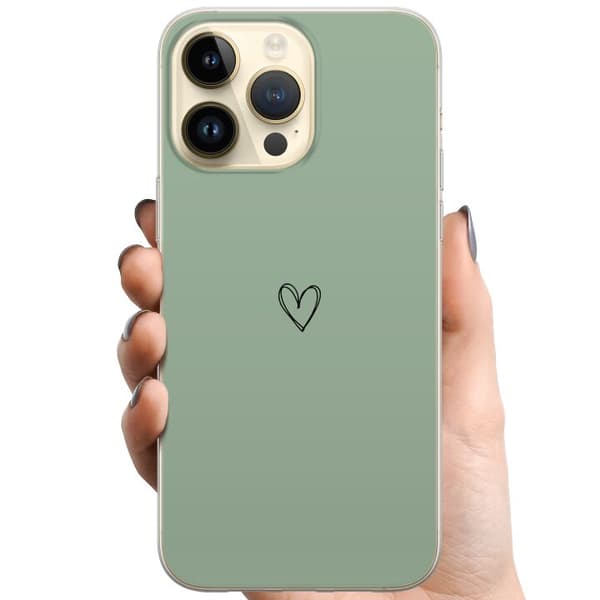 Apple iPhone 15 Pro Max TPU Mobilcover Hjerte