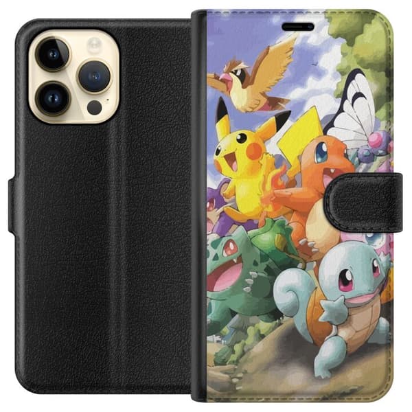 Apple iPhone 15 Pro Max Lompakkokotelo Pokemon
