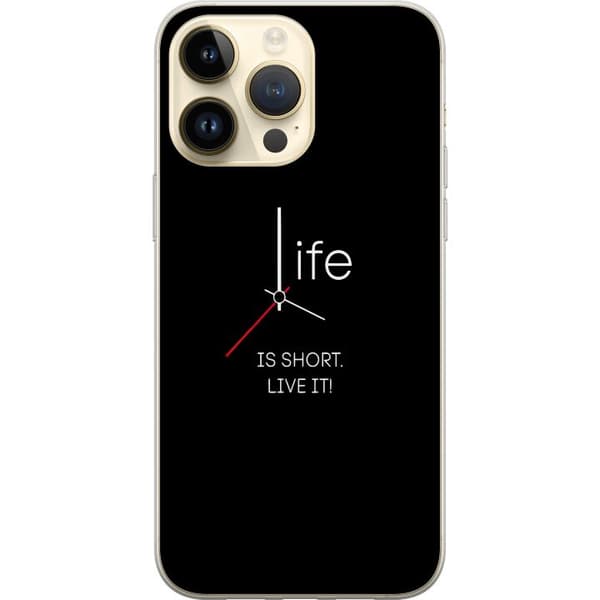 Apple iPhone 15 Pro Max Gjennomsiktig deksel Livet er kort