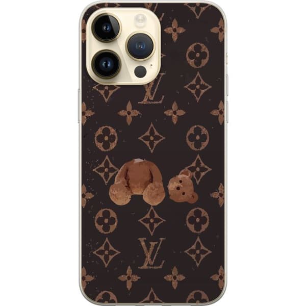 Apple iPhone 15 Pro Max Genomskinligt Skal LV Dead Teddybear