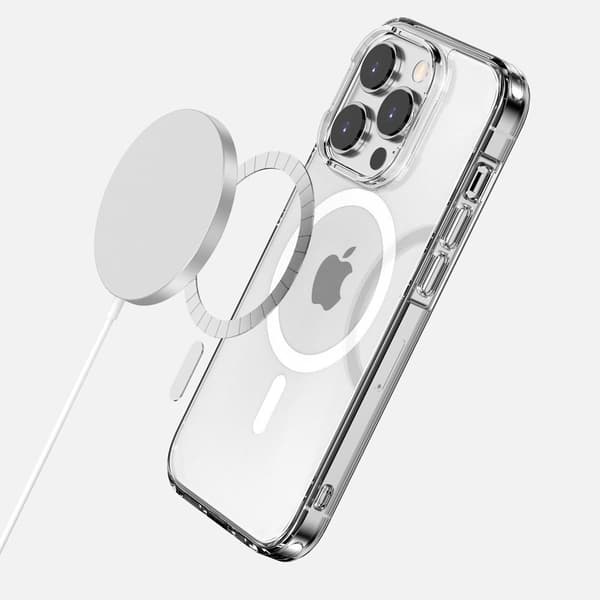 SKALO iPhone 15 Plus Color Bumper Magnet Skal - Brun