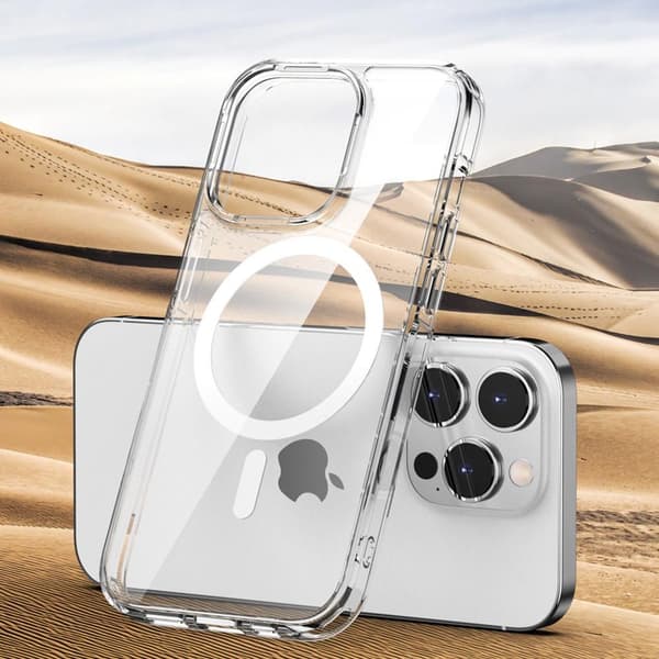 SKALO iPhone 15 Plus Color Bumper Magnet Skal - Brun