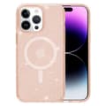 Pikkukuva 3 / 6: SKALO iPhone 15 Pro Max Glitter Magnetic Ring TPU Suojakuori - Kulta