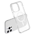Pikkukuva 5 / 6: SKALO iPhone 15 Pro Max Glitter Magnetic Ring TPU Suojakuori - Valkoinen
