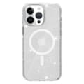 Pikkukuva 2 / 6: SKALO iPhone 15 Pro Max Glitter Magnetic Ring TPU Suojakuori - Valkoinen