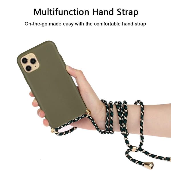 SKALO iPhone 15 Pro Max Mobilkrave Cover - Grøn