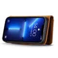 Pikkukuva 3 / 11: DG MING iPhone 15 Pro Max 2-in-1 magneetti lompakkokotelo - Ruskea