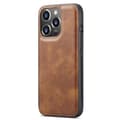 Pikkukuva 10 / 11: DG MING iPhone 15 Pro Max 2-in-1 magneetti lompakkokotelo - Ruskea