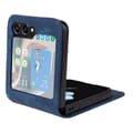 Pikkukuva 3 / 10: SKALO Samsung Z Flip5 PU-nahkainen Korttikotelo - Sininen