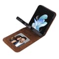 Miniatyrbillede 2 af 10: SKALO Samsung Z Flip5 PU-læder Kortholder Cover - Brun