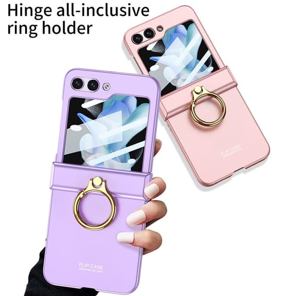 SKALO Samsung Z Flip5 GKK Flip Ringskal - Svart