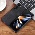 Pikkukuva 4 / 8: SKALO Samsung Z Fold5 AZNS PU-nahka suojakuori - Musta