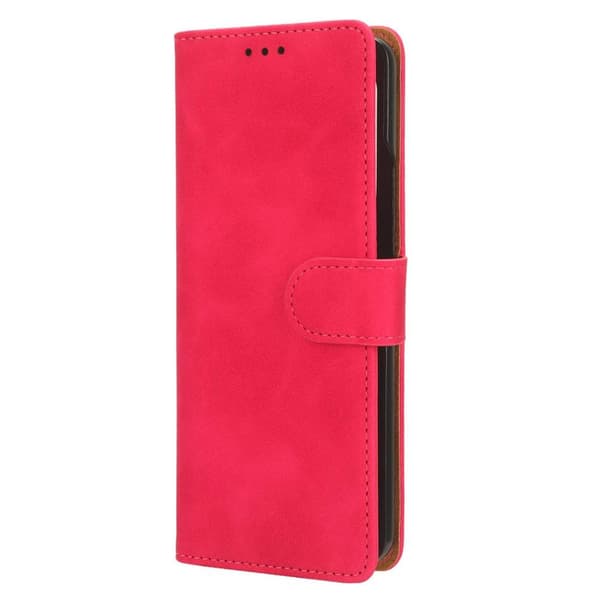 SKALO Samsung Z Fold5 Lompakkokotelo PU-nahkaa - Cerise