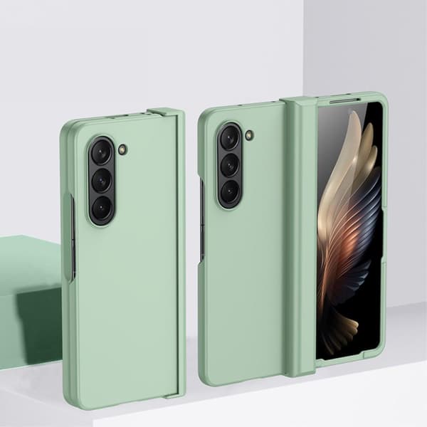 SKALO Samsung Z Fold5 Skin-touch Fold Cover - Turkis
